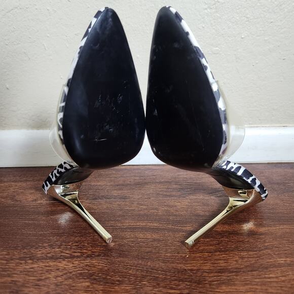 New NWOT Jessica Rich Racy Mule Pointed Toe Sandal Stiletto Heel Leopard Size 6 - Picture 7 of 12